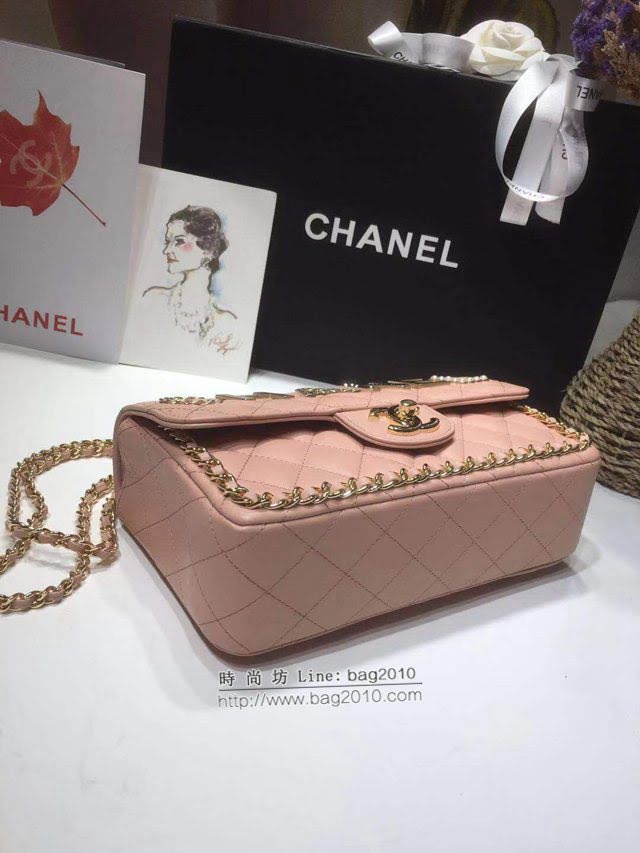 Chanel女包 香奈兒專櫃最新款CF鏈條女包 Chanel2021早春限量版口蓋包 9913  djc4342